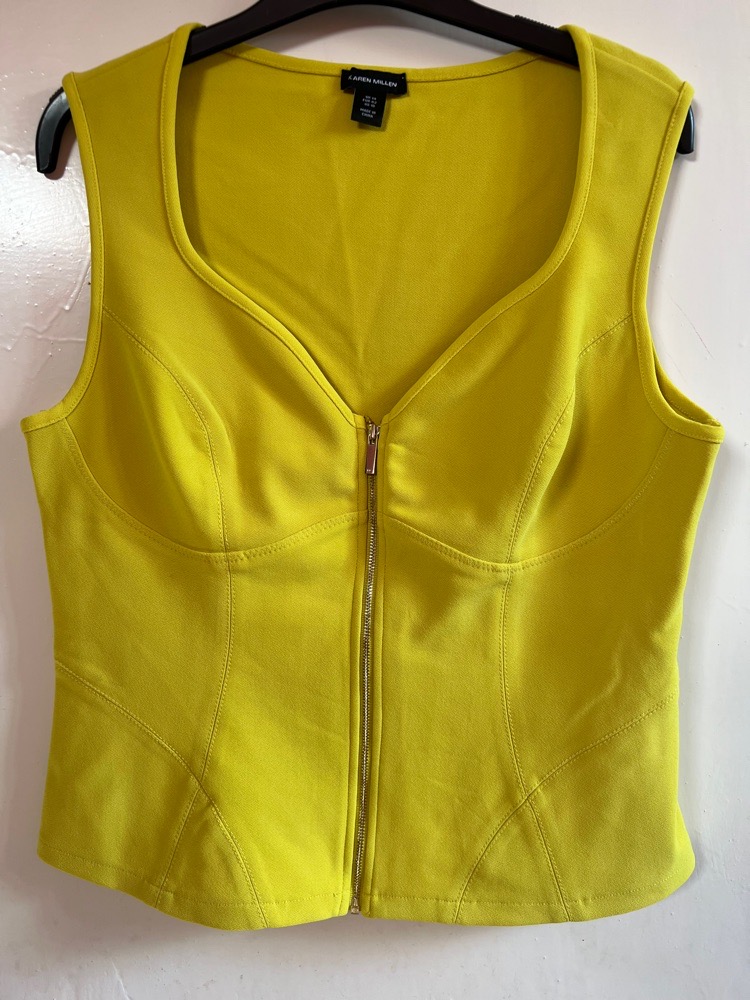 Debardeur jaune Karen Millen