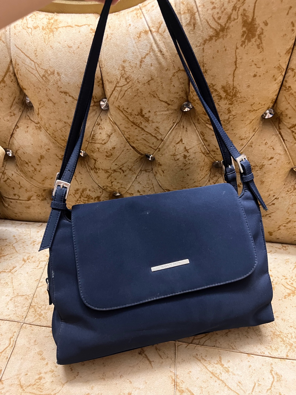 Trés jolie sac en bleu marine 