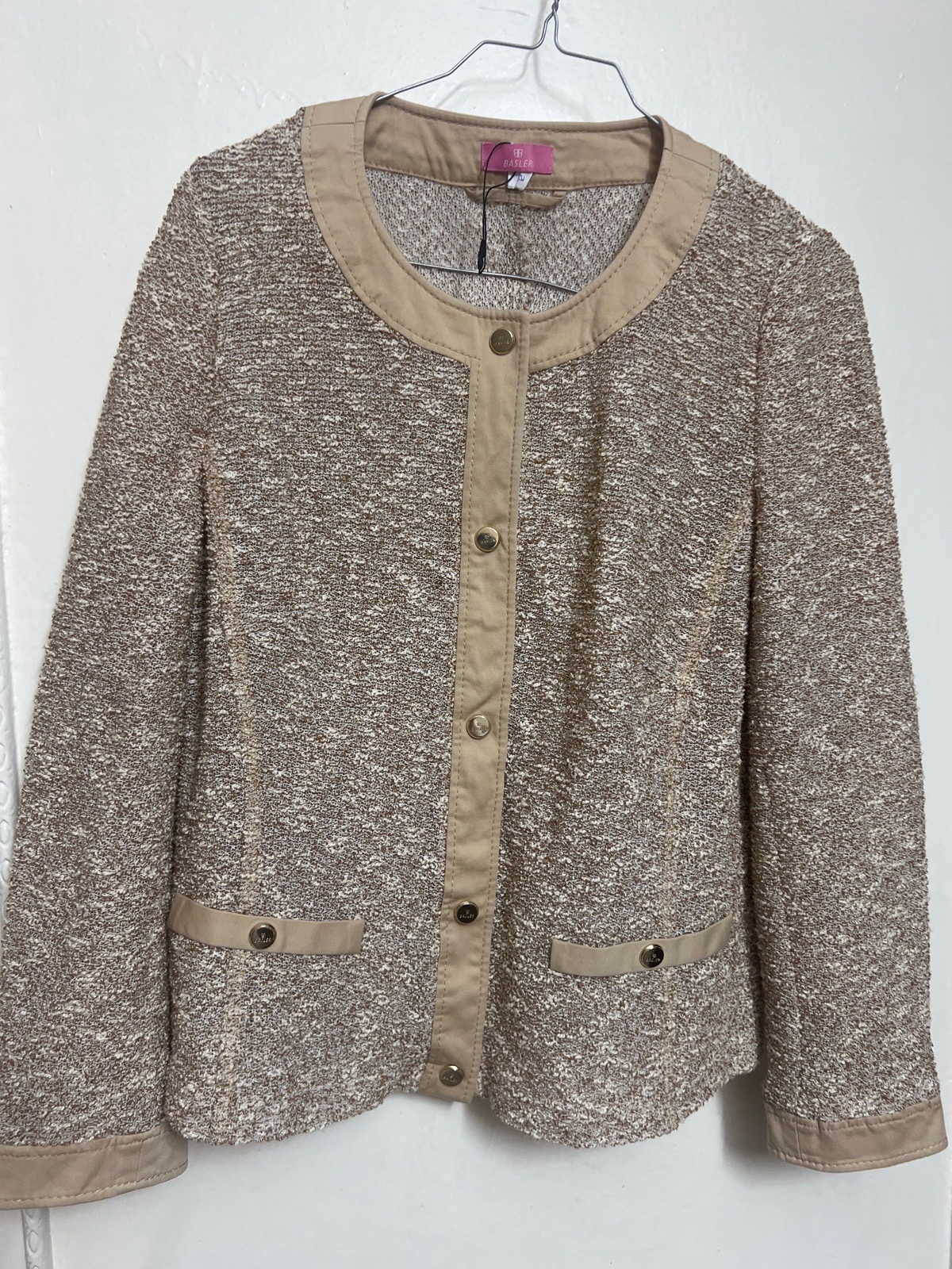 Cardigan en beige Basler 