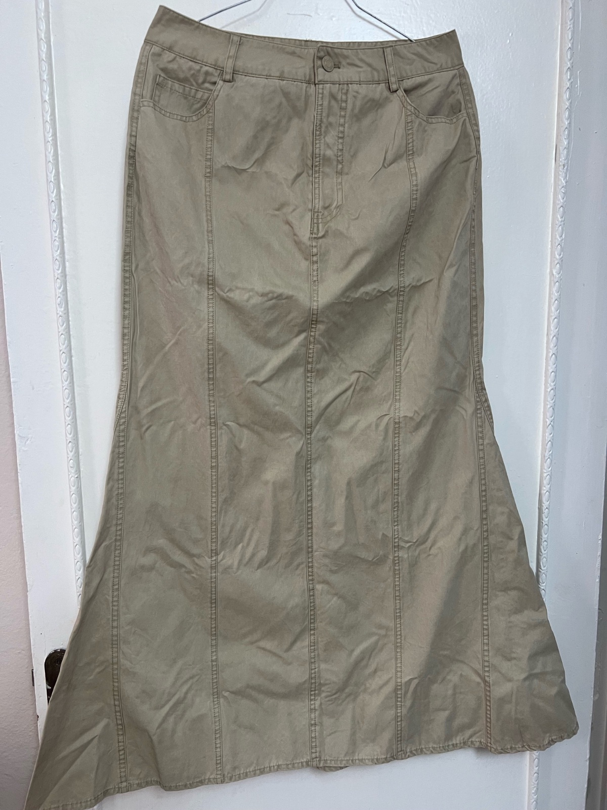Jupe long  en beige foncé siréne zara