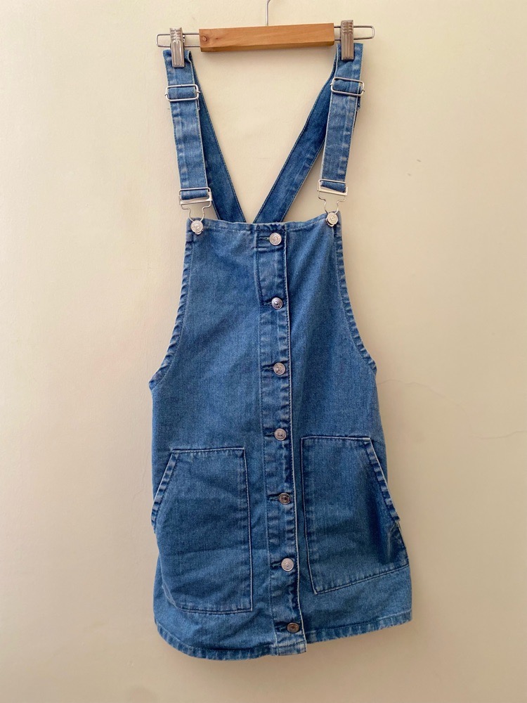 Robe salopette jean