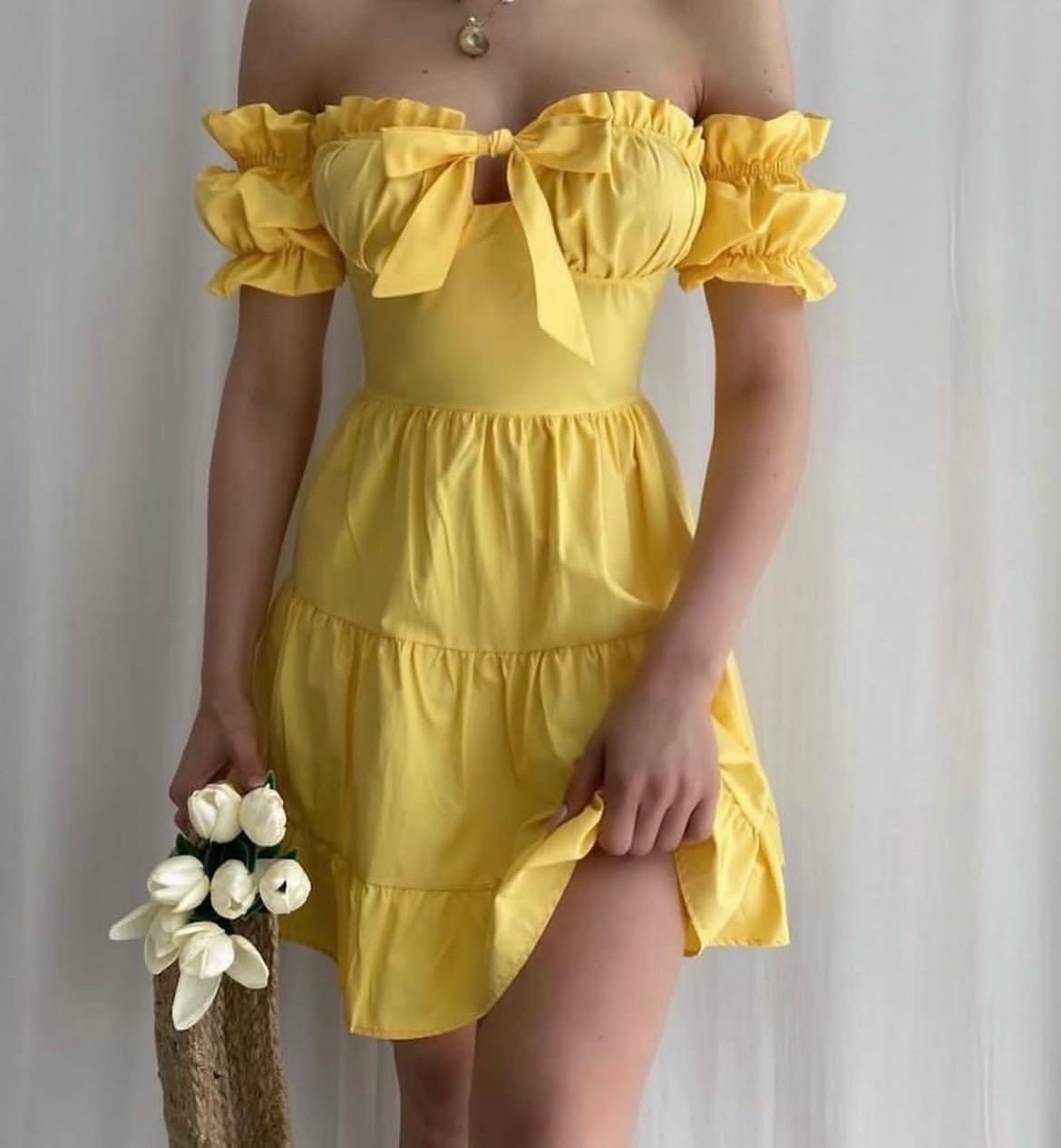 Robe jaune 