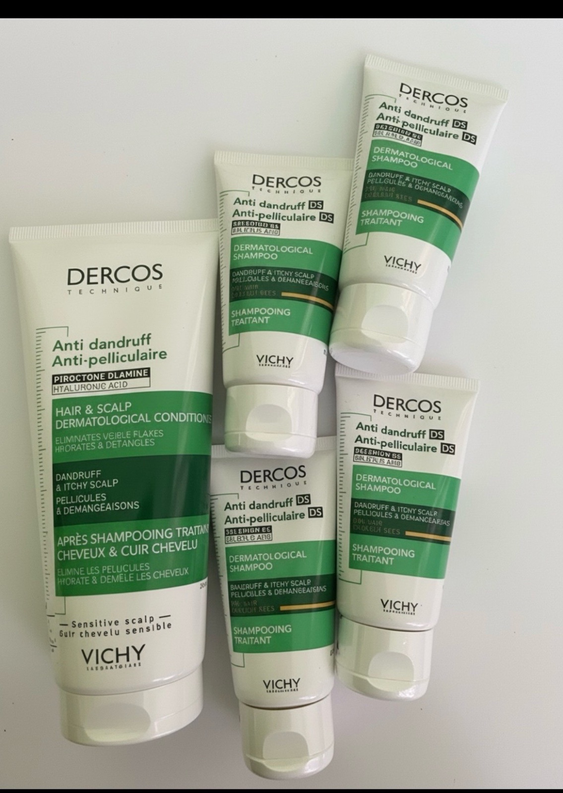 Shampoing et apres shampoing dercos 