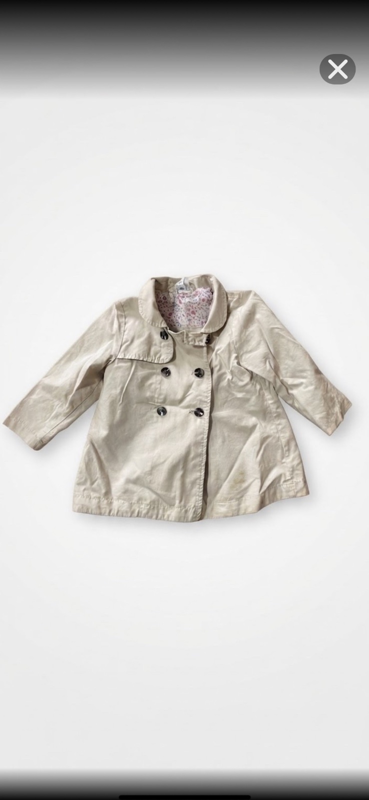 Trench bebe fille 