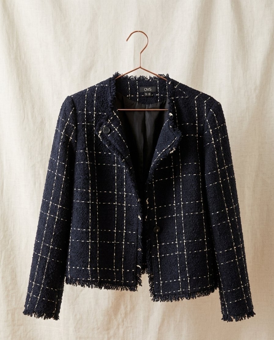 Veste en tweed chic 