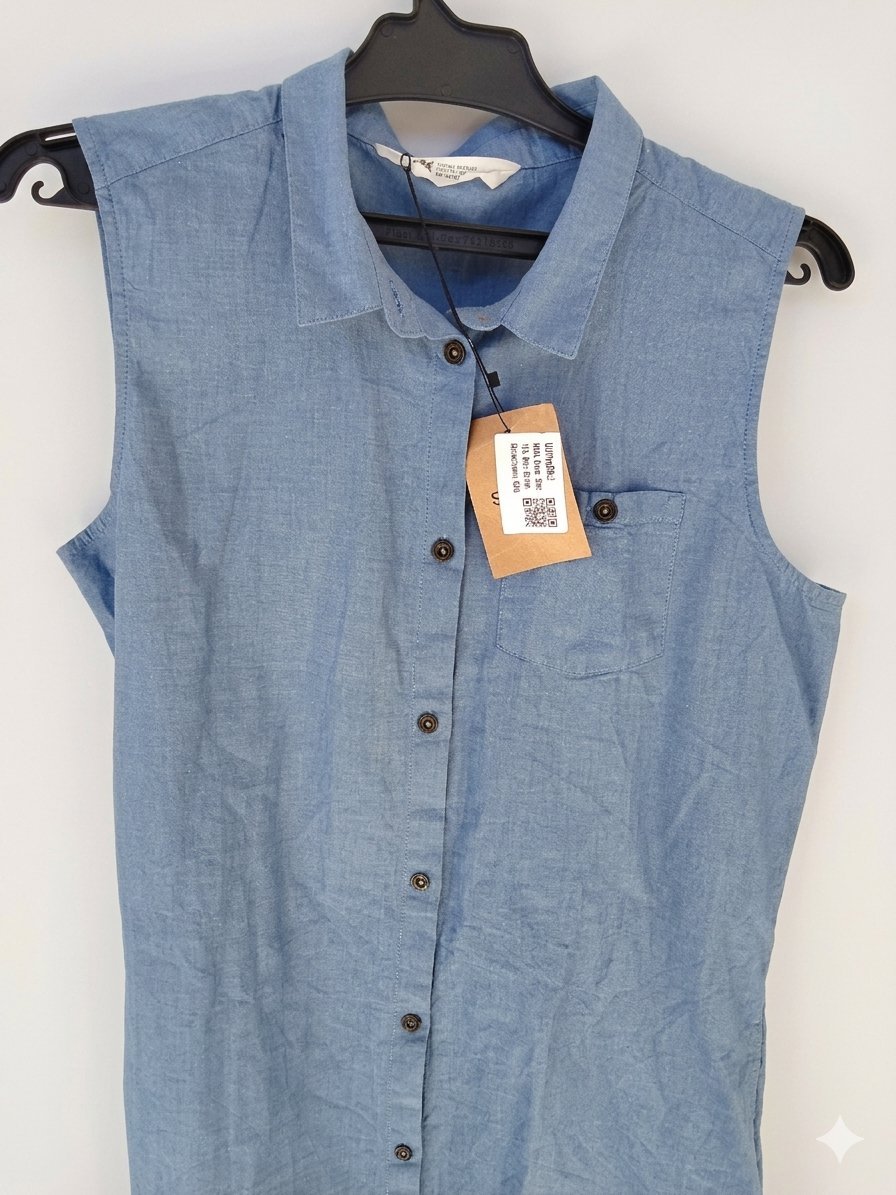 Robe bleue style jeans 