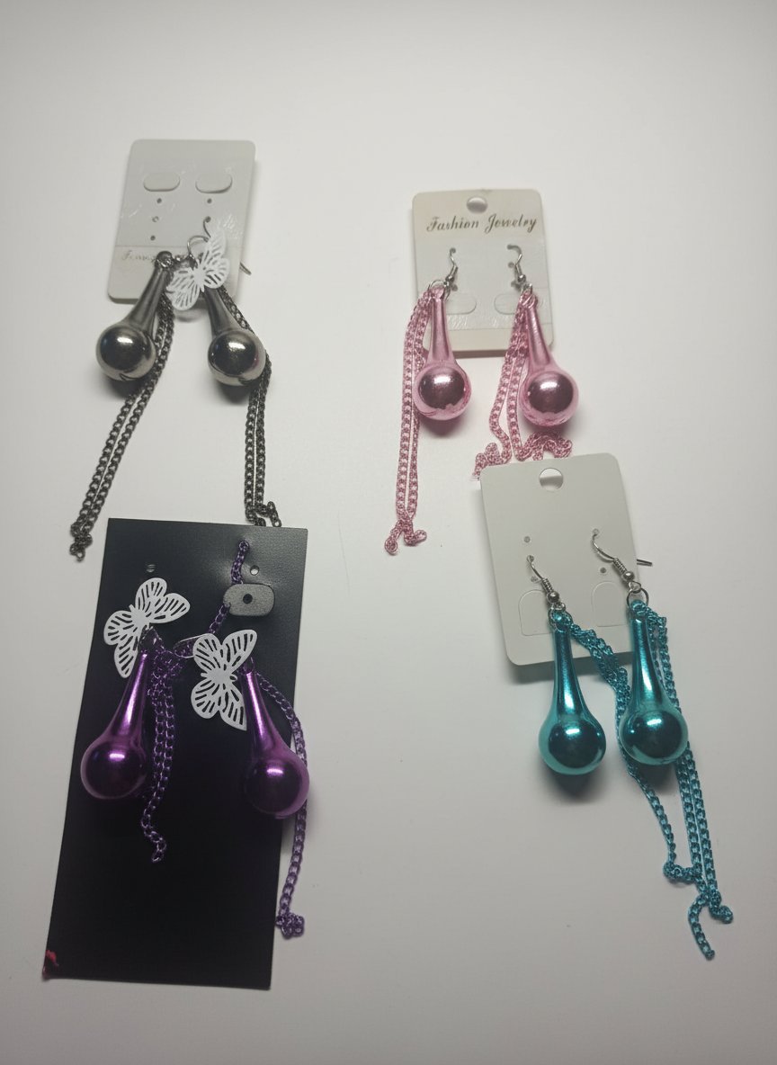 4 boucle d'oreille
