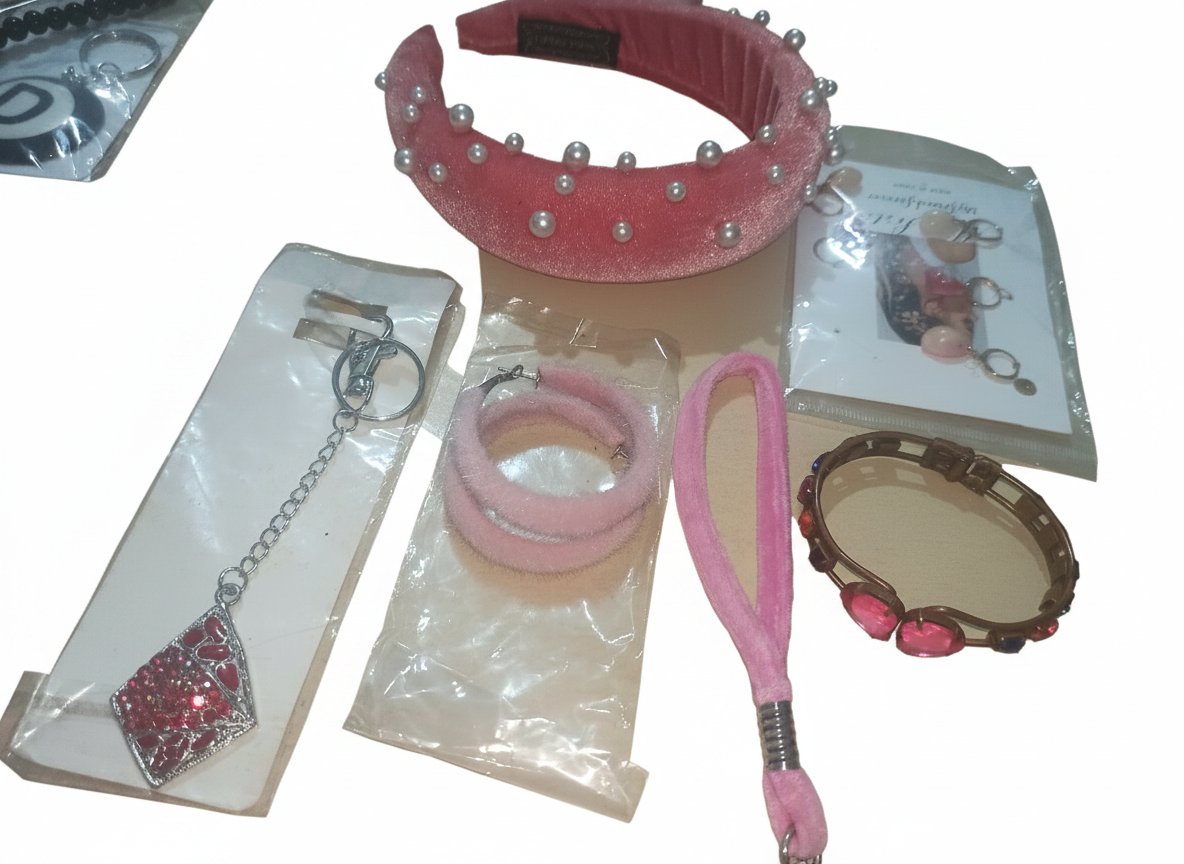 Surtette+boucle d'oreille+bracelet+porte cle
