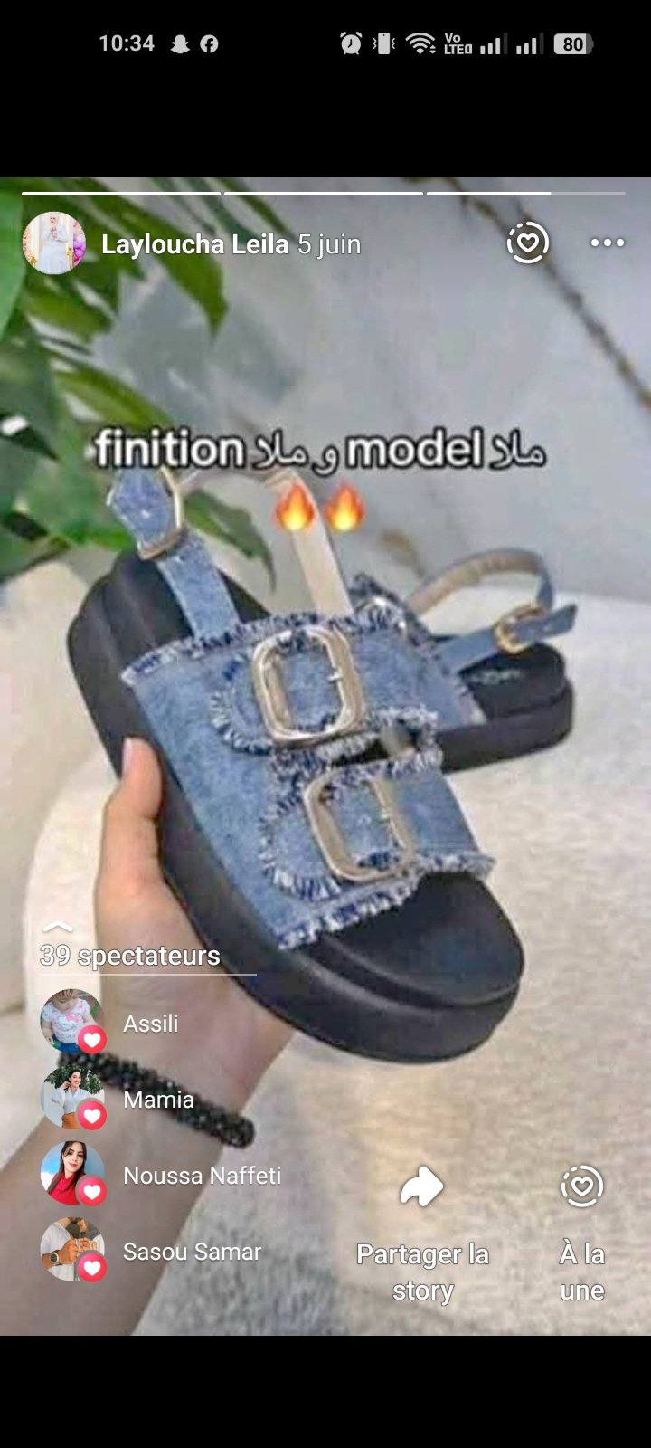 Sandale femme 