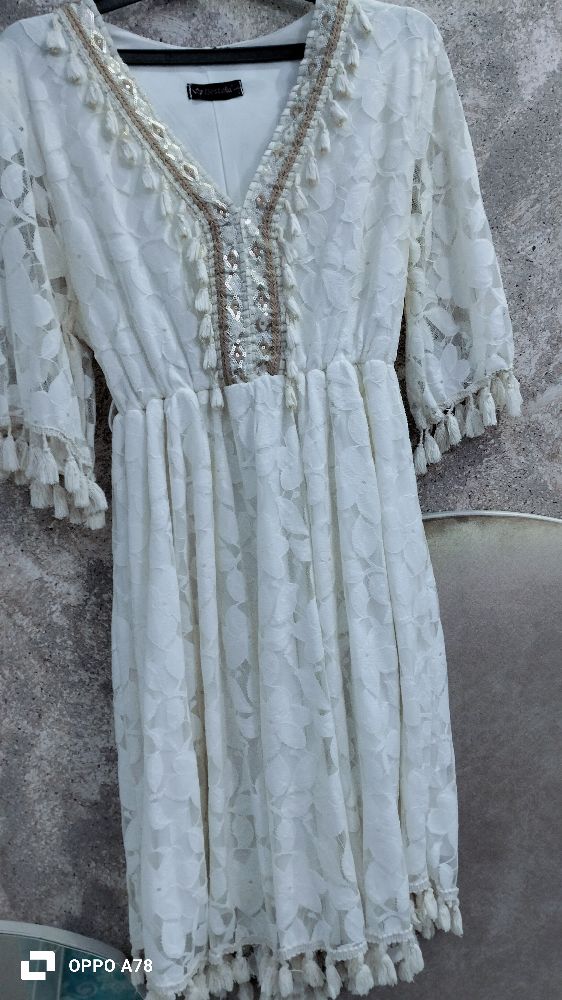 Robe blanc taille L XL 