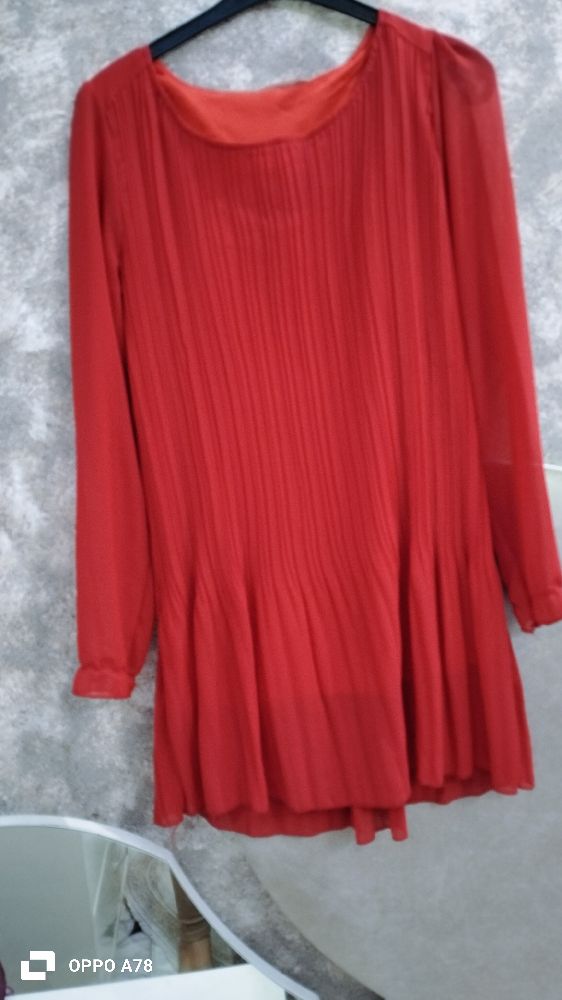 Chemise rouge vif 