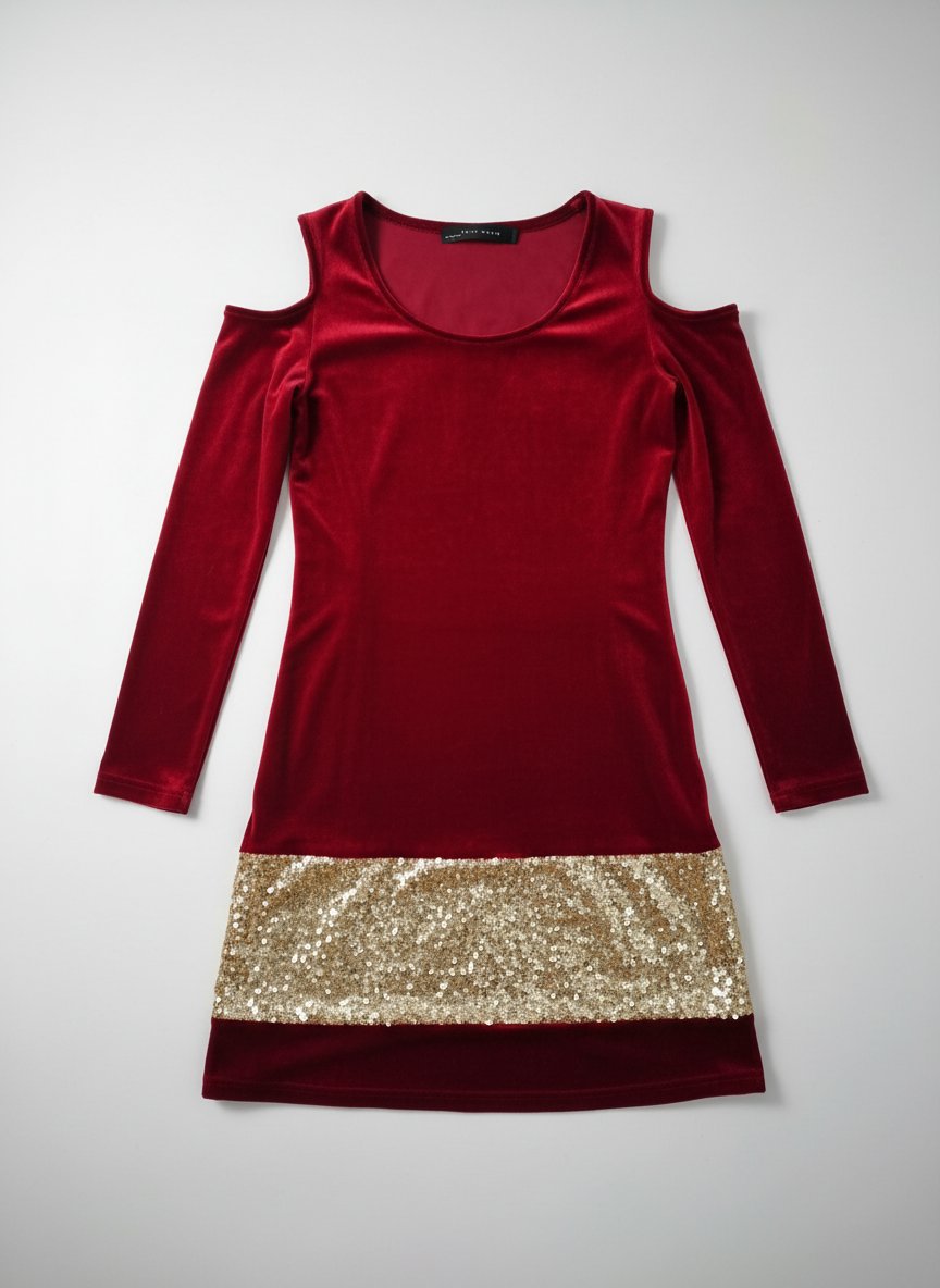 Robe courte velours 