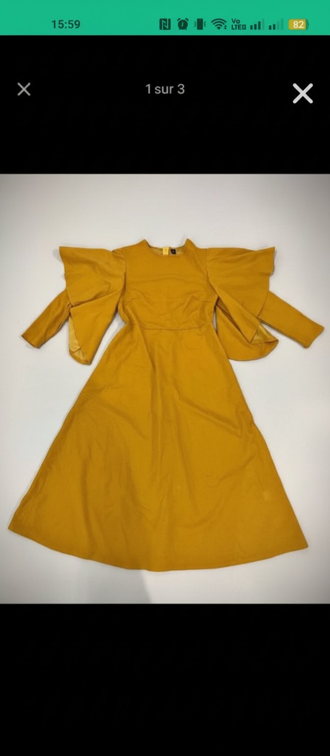 Robe jaune 