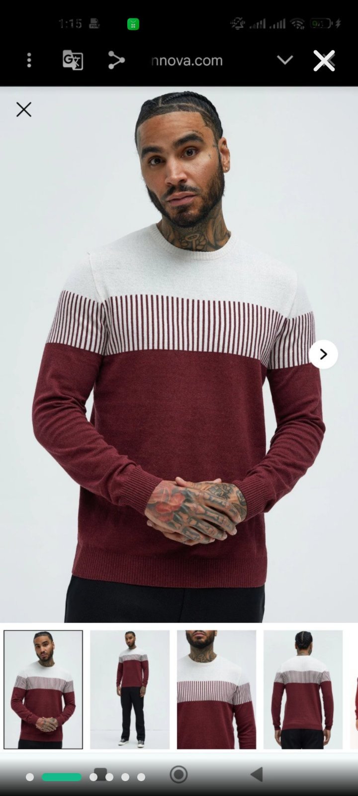 Pull homme 