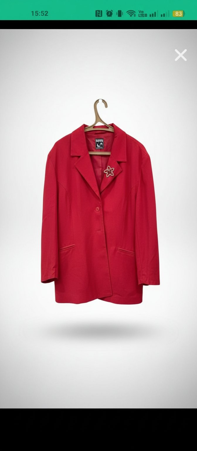 Blazer femme rouge 