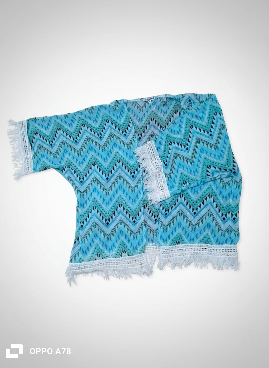 Jilet style poncho