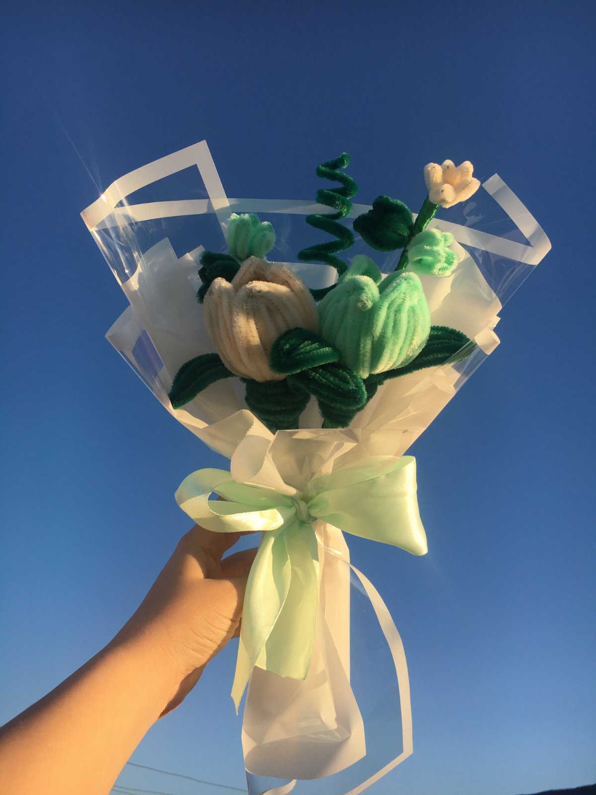 Bouquet de fleurs artificielles 