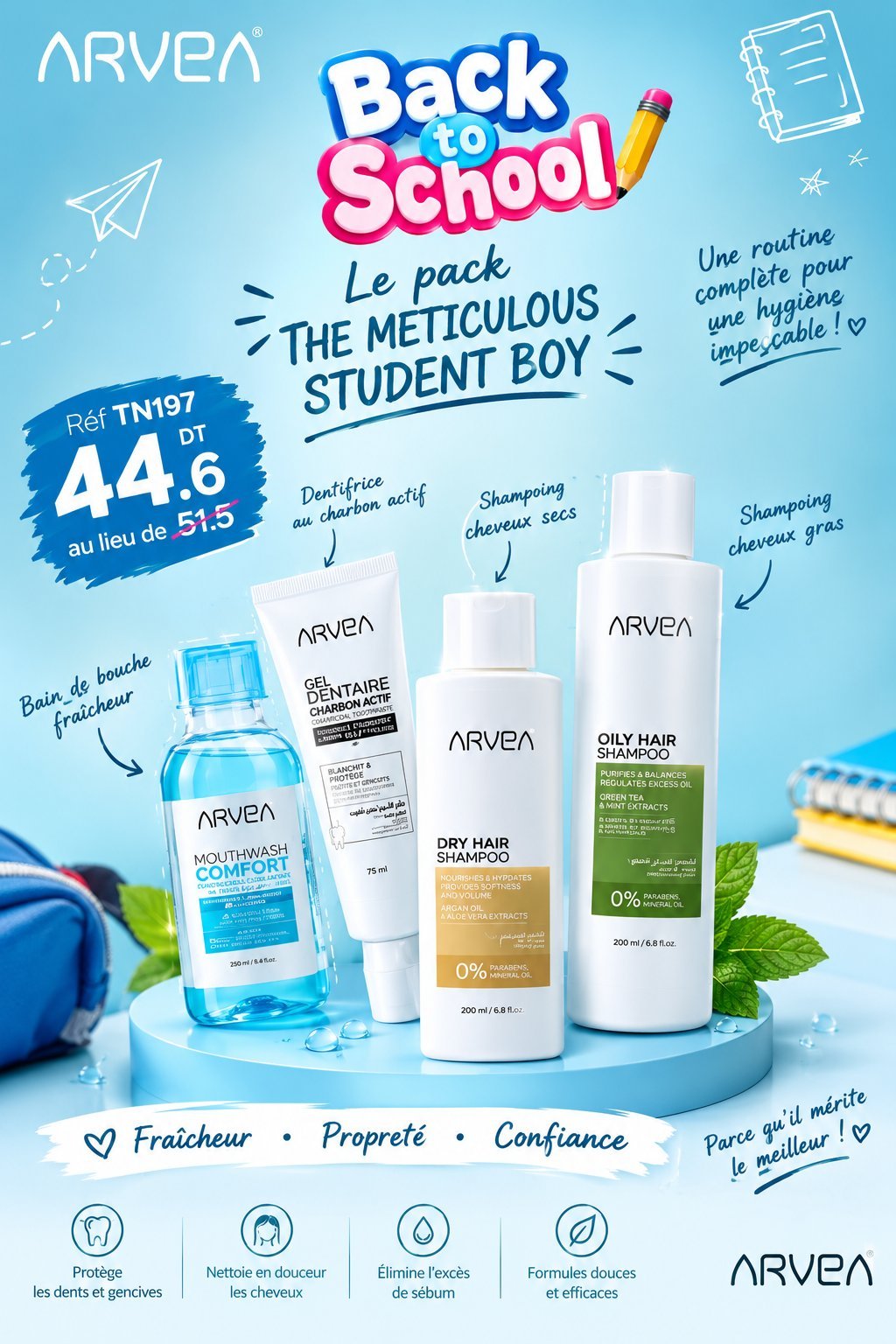 Pack Rentrée scolaire 
