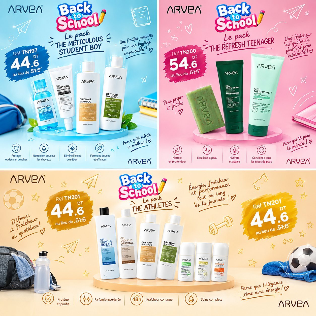 Packs Rentrée Scolaire 