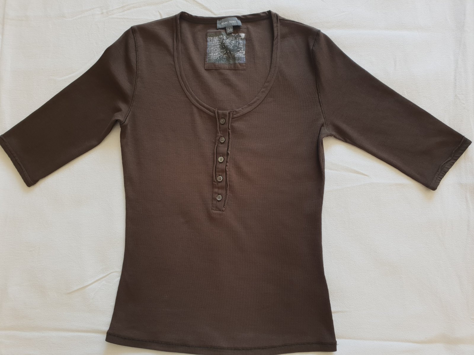 T-shirt 'Marc Aurel' taille 34/XS vert militaire