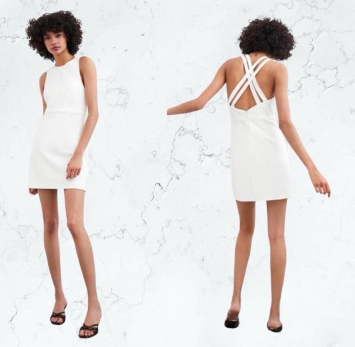 Robe courte zara