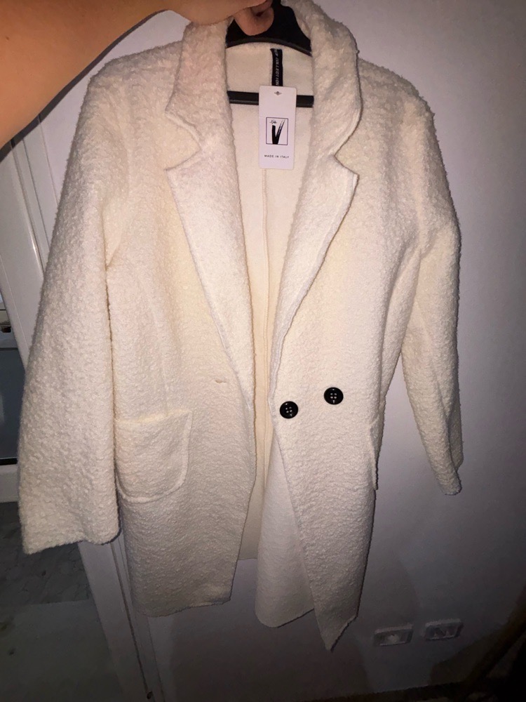 Manteau blanc made in Italy