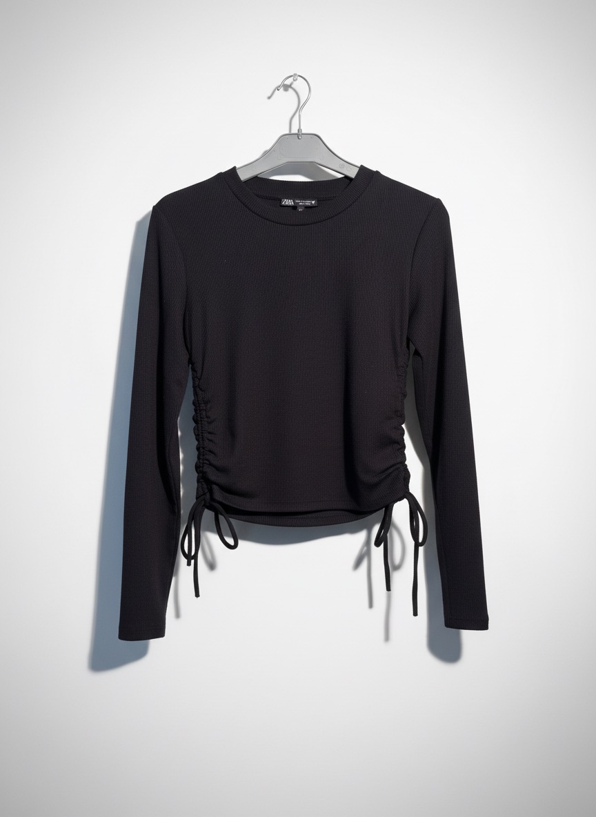 Top noir zara 