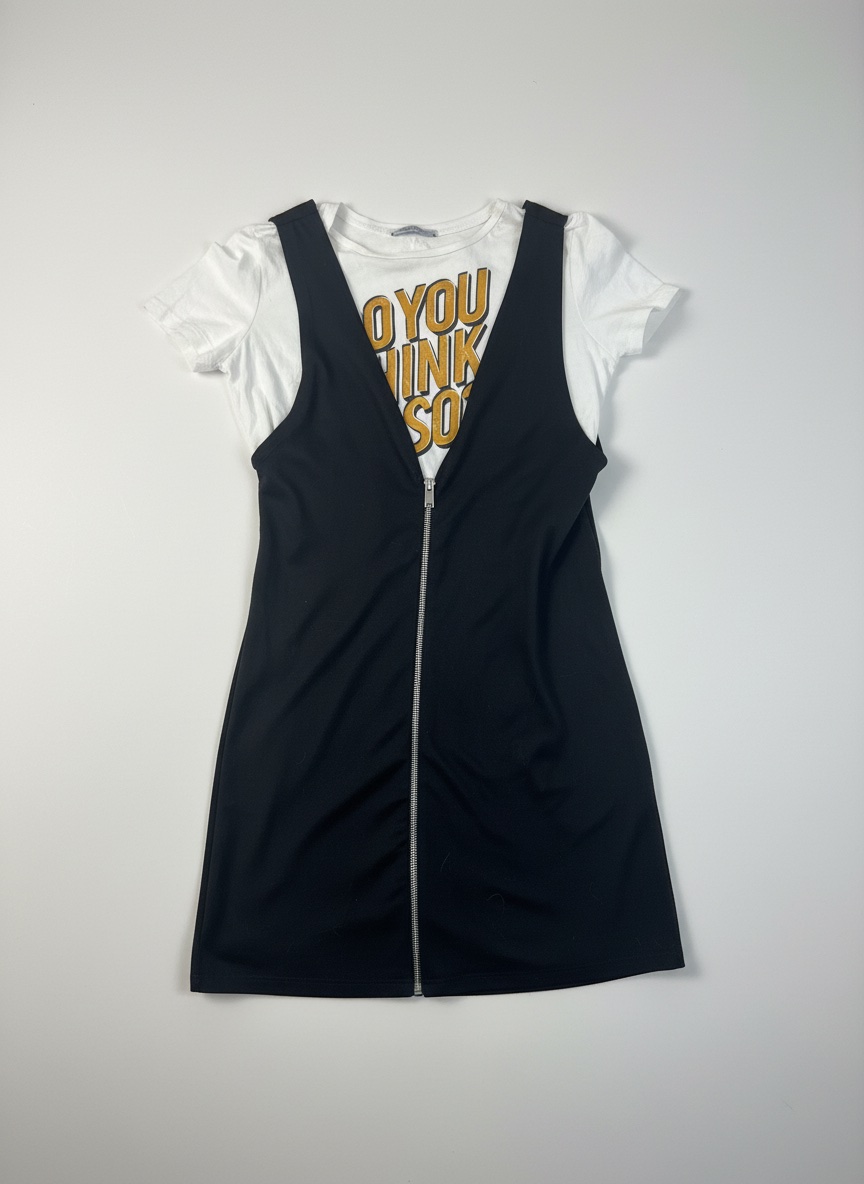 Robe noir et blanc