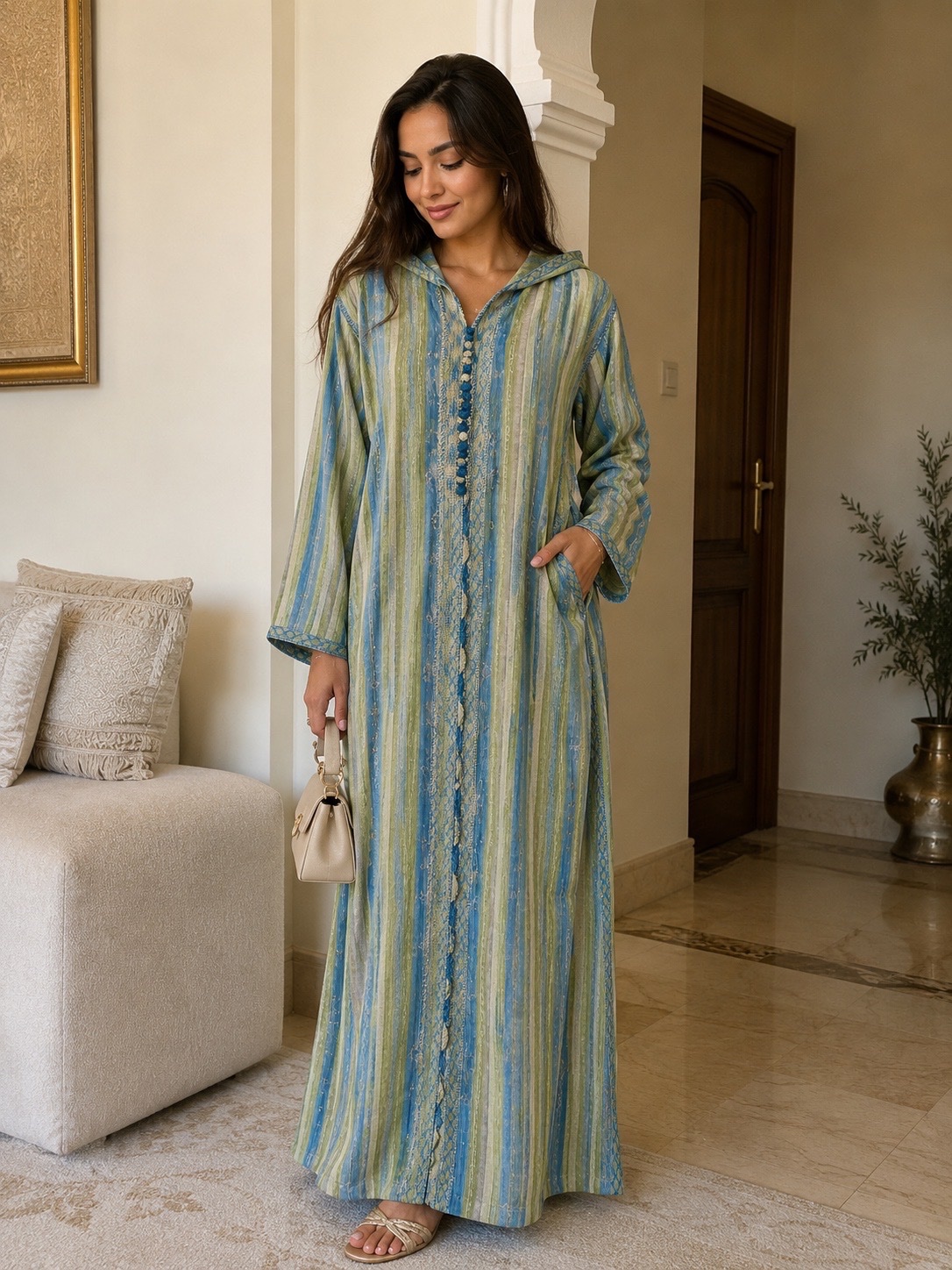 Caftan fait a la main
