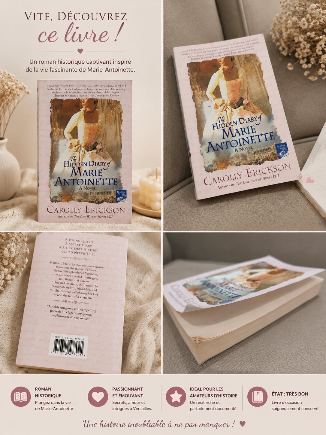 The Hidden Diary of Marie Antoinette – Carolly Erickson