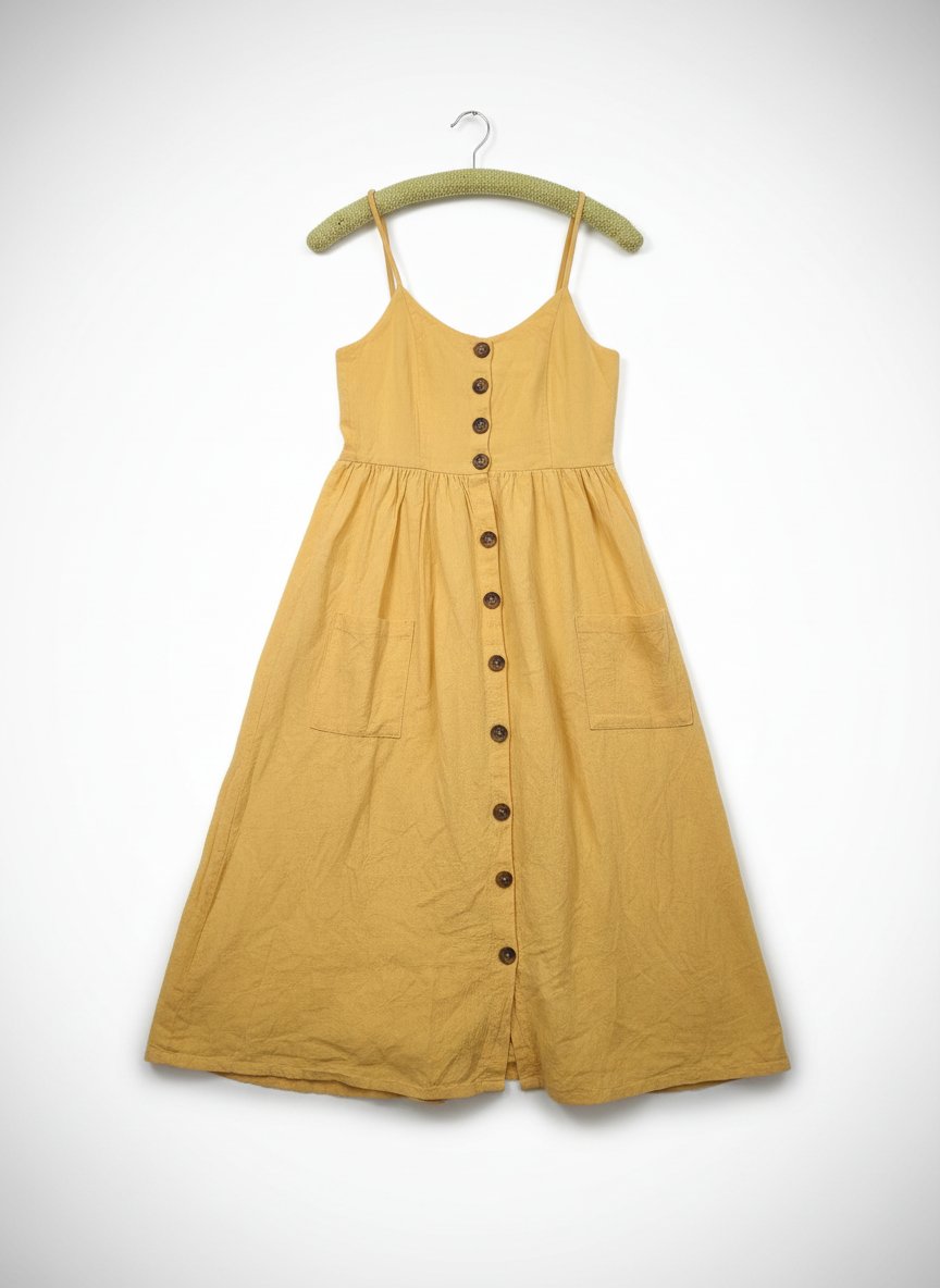 Robe jaune taille s/m