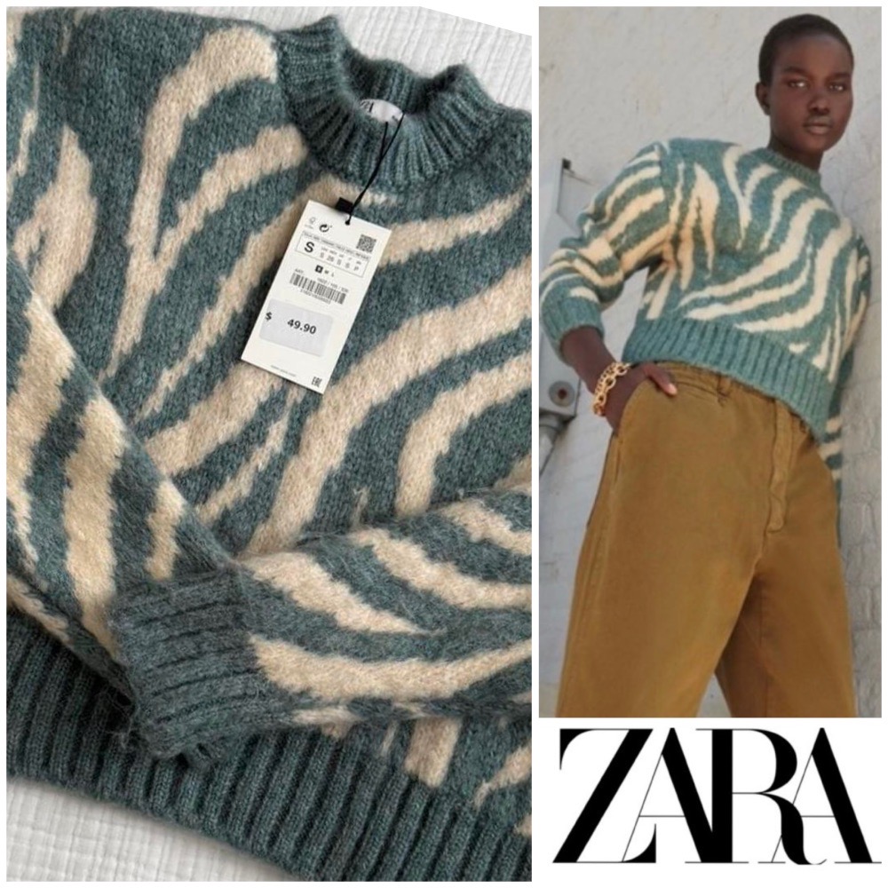 Pull zara neuf ss etiquette