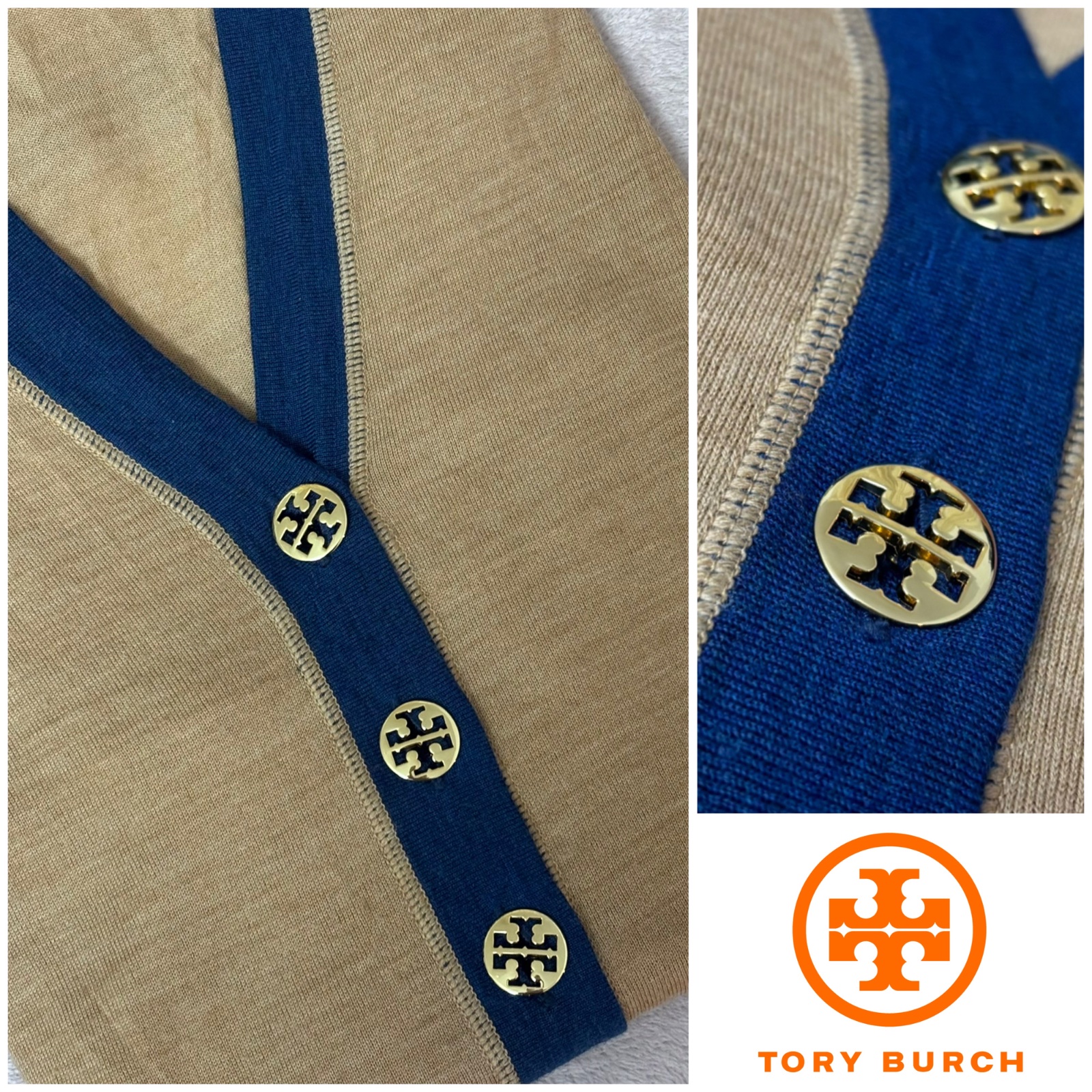 TORY BURCH  Gilet en laine