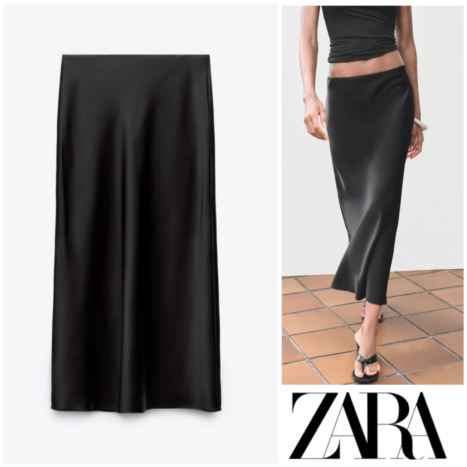 Subliiime Jupe Satin ZARA 