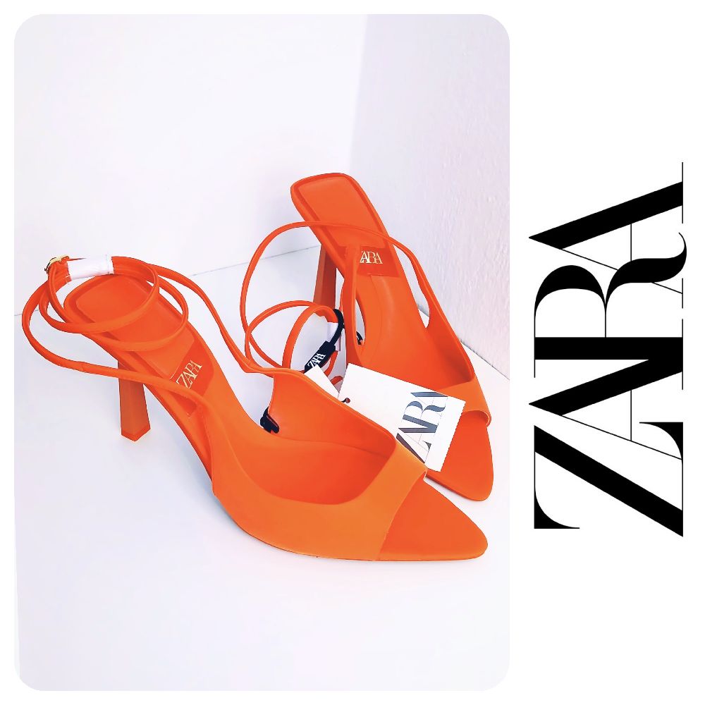 Subliiime Sandale à lacets ZARA 🧡 N.C