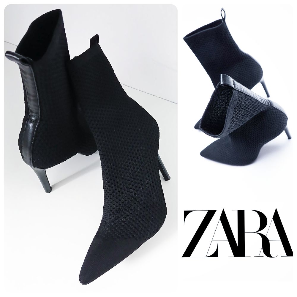 Bottes ZARA Noir tres classe
