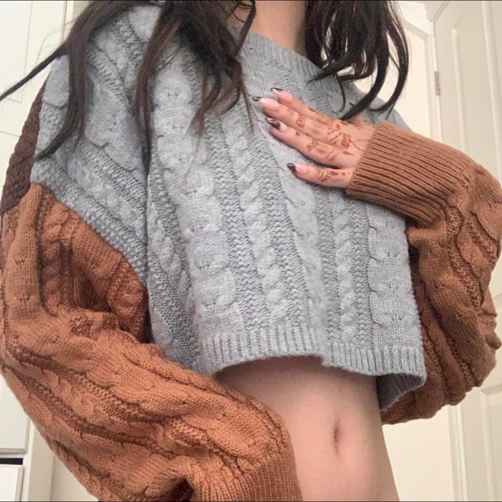 Sweaters colorblock. 