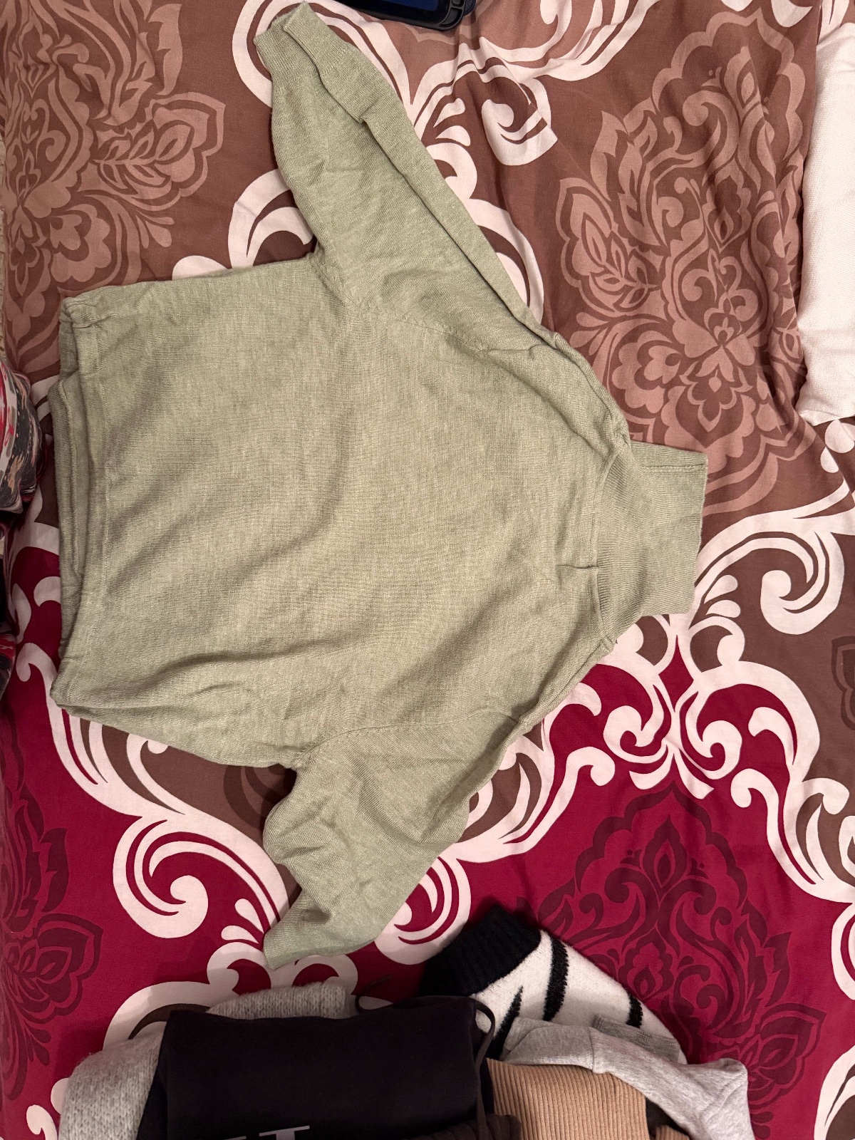 Pull vert sans manche