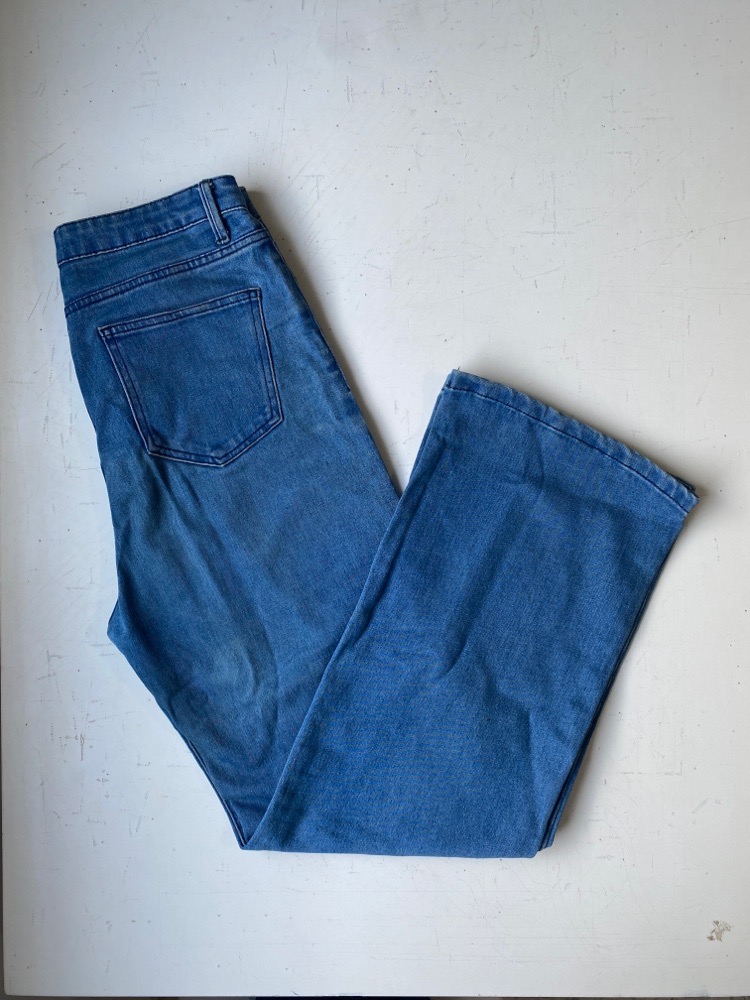 JEAN TAILLE HAUTE PATTE ÉLÉPHANT 