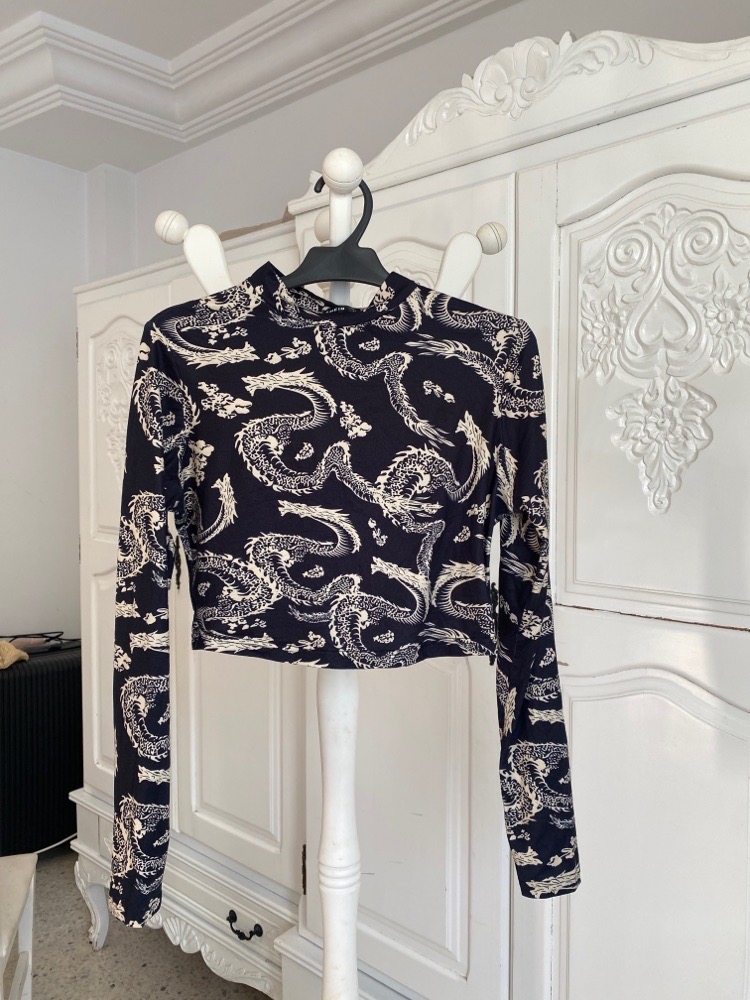 Top Shein en noir