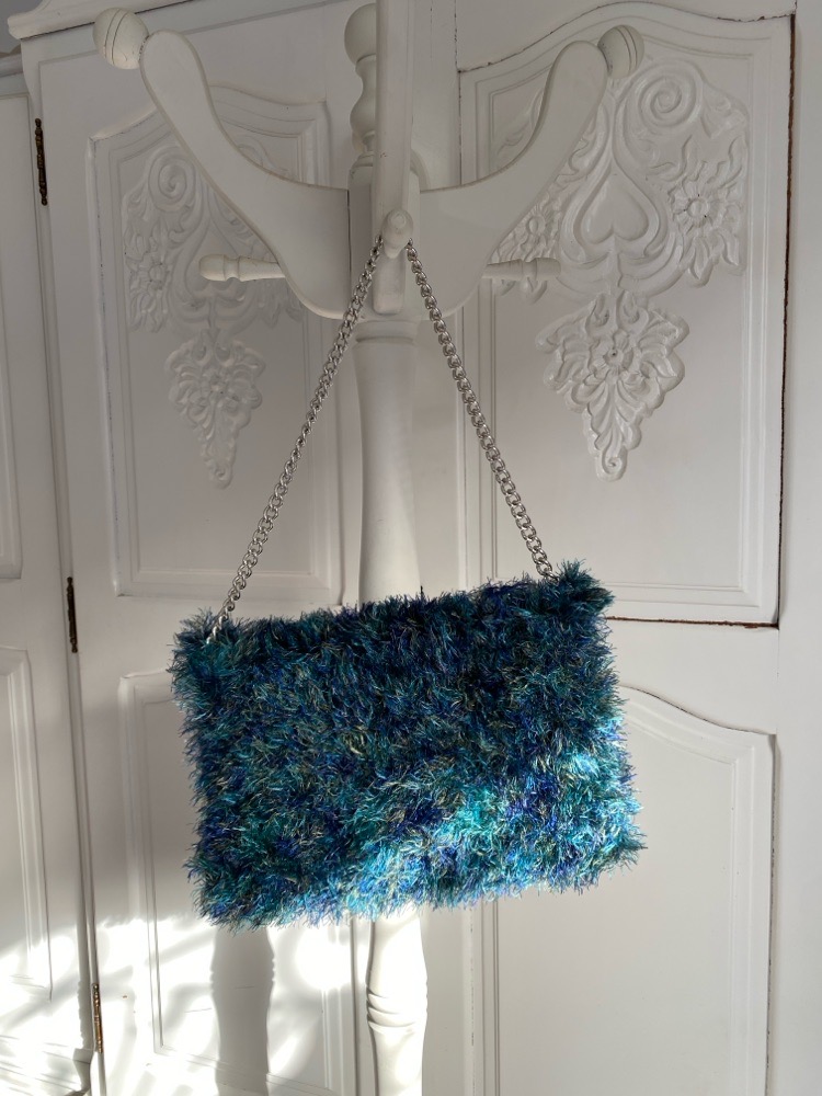 Sac Stylé en bleu / vert