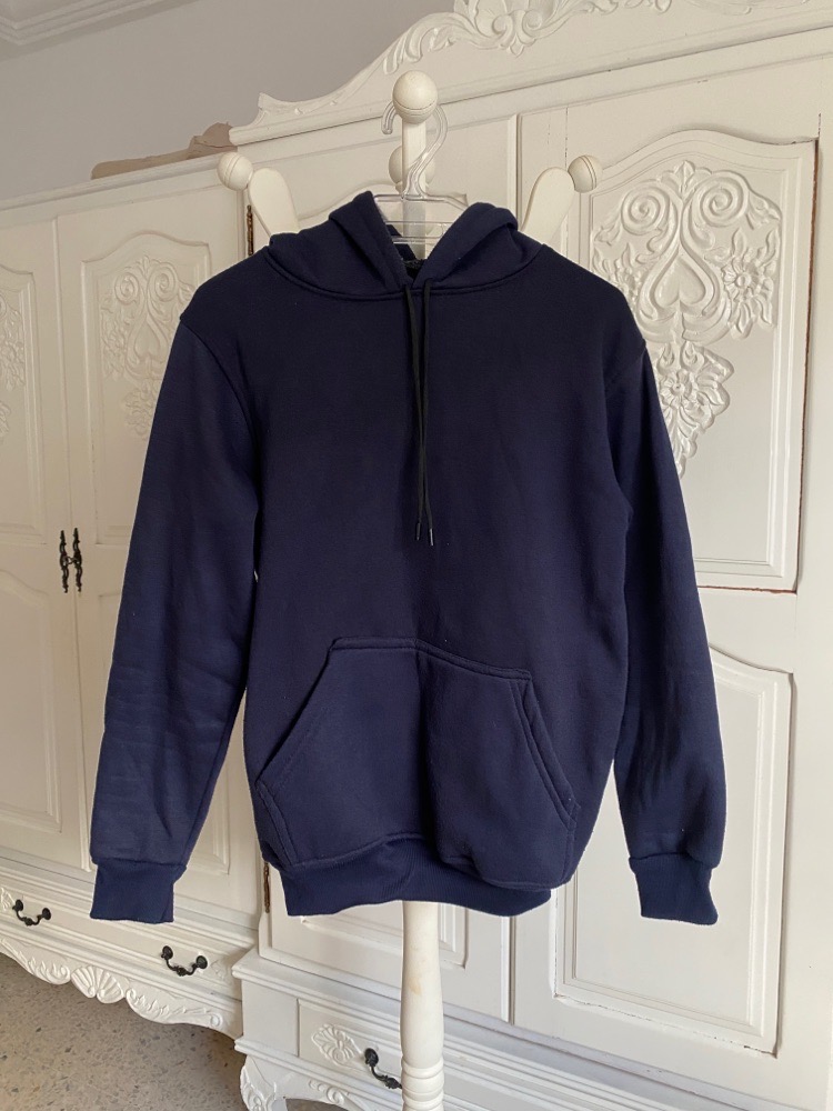 Hoodie en bleu