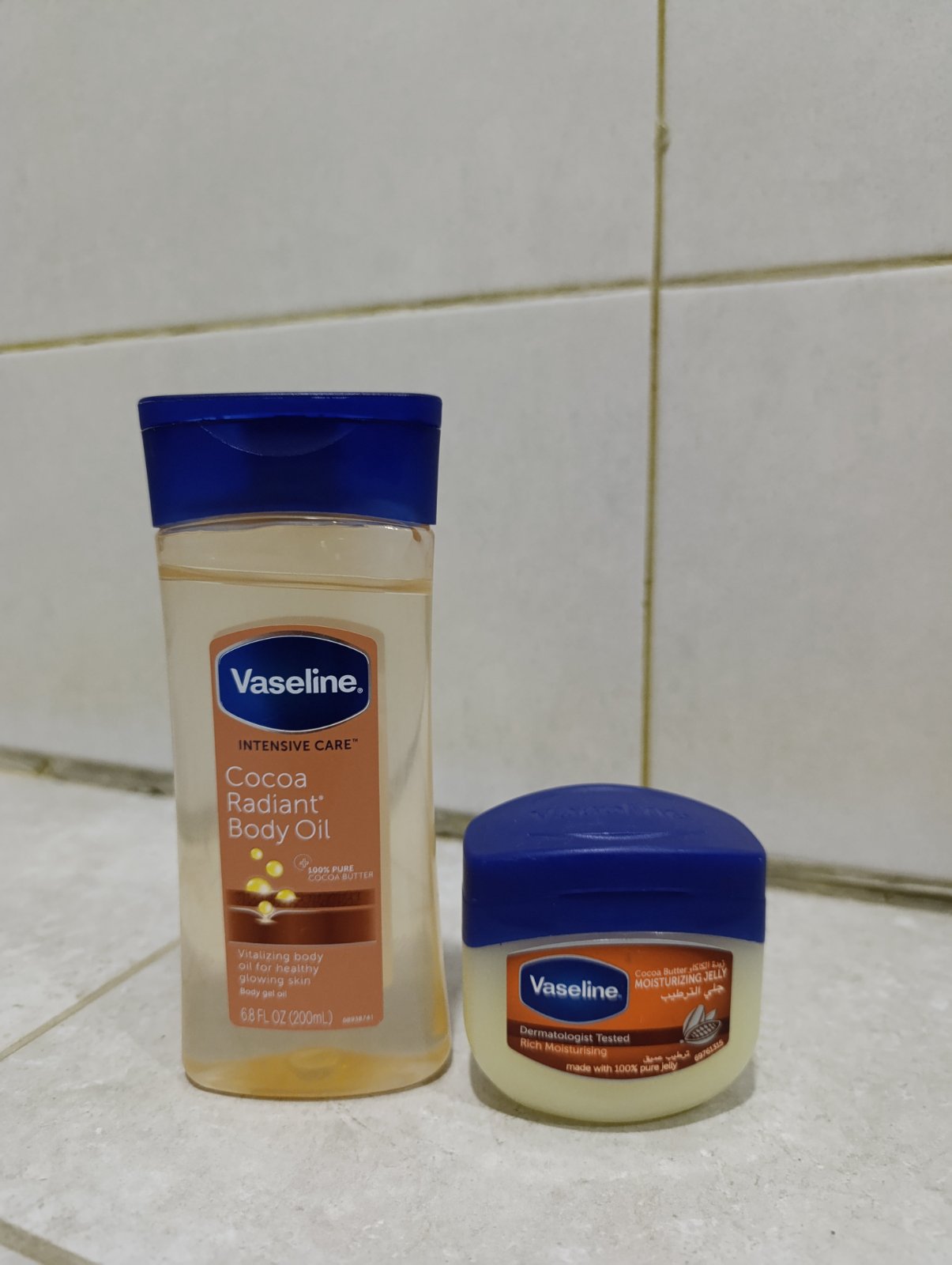 Vaseline Body Oil & Cocoa Butter