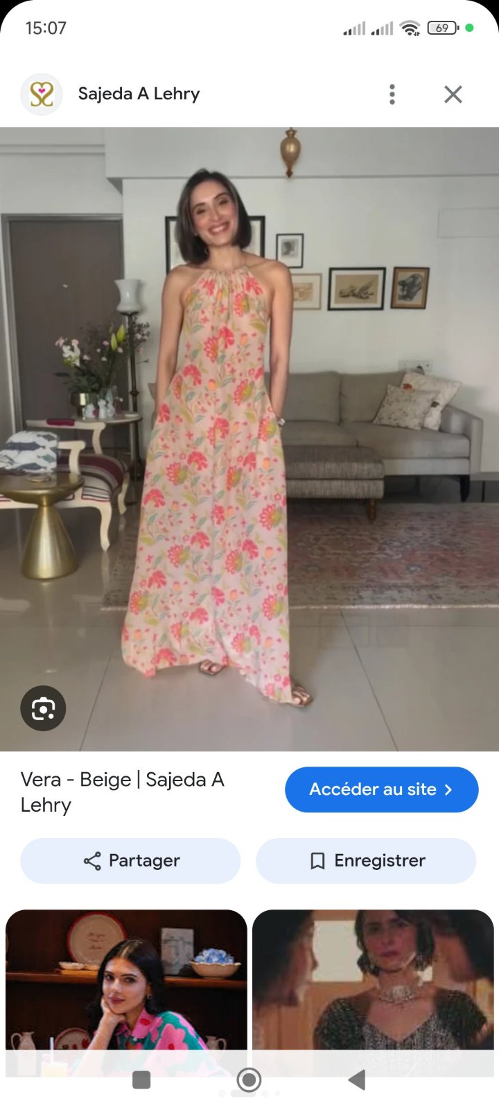 Robe fleurie 