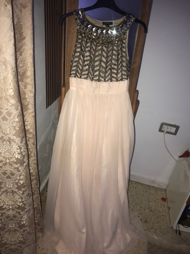 Robe de soirée long avec perle