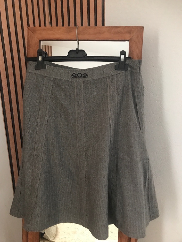 Jupe cloche gris