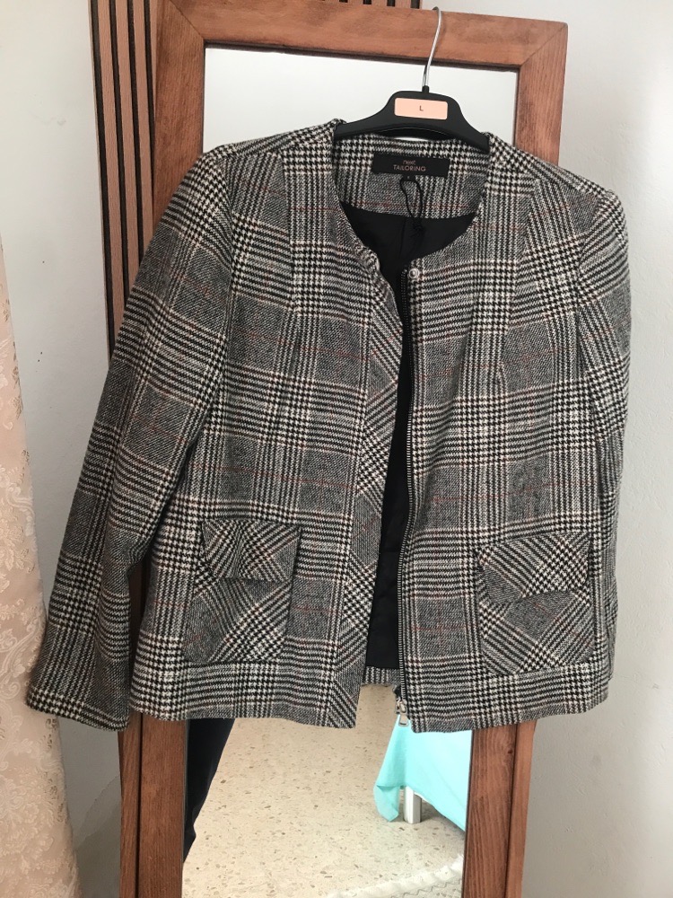 Veste carreaux femme 