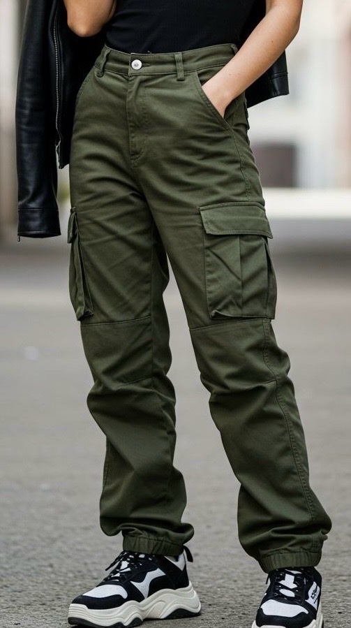 Cargo pants vert militaire 