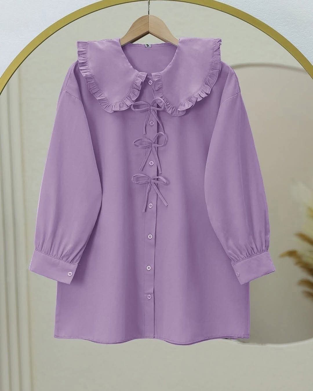 Chemise violet lila