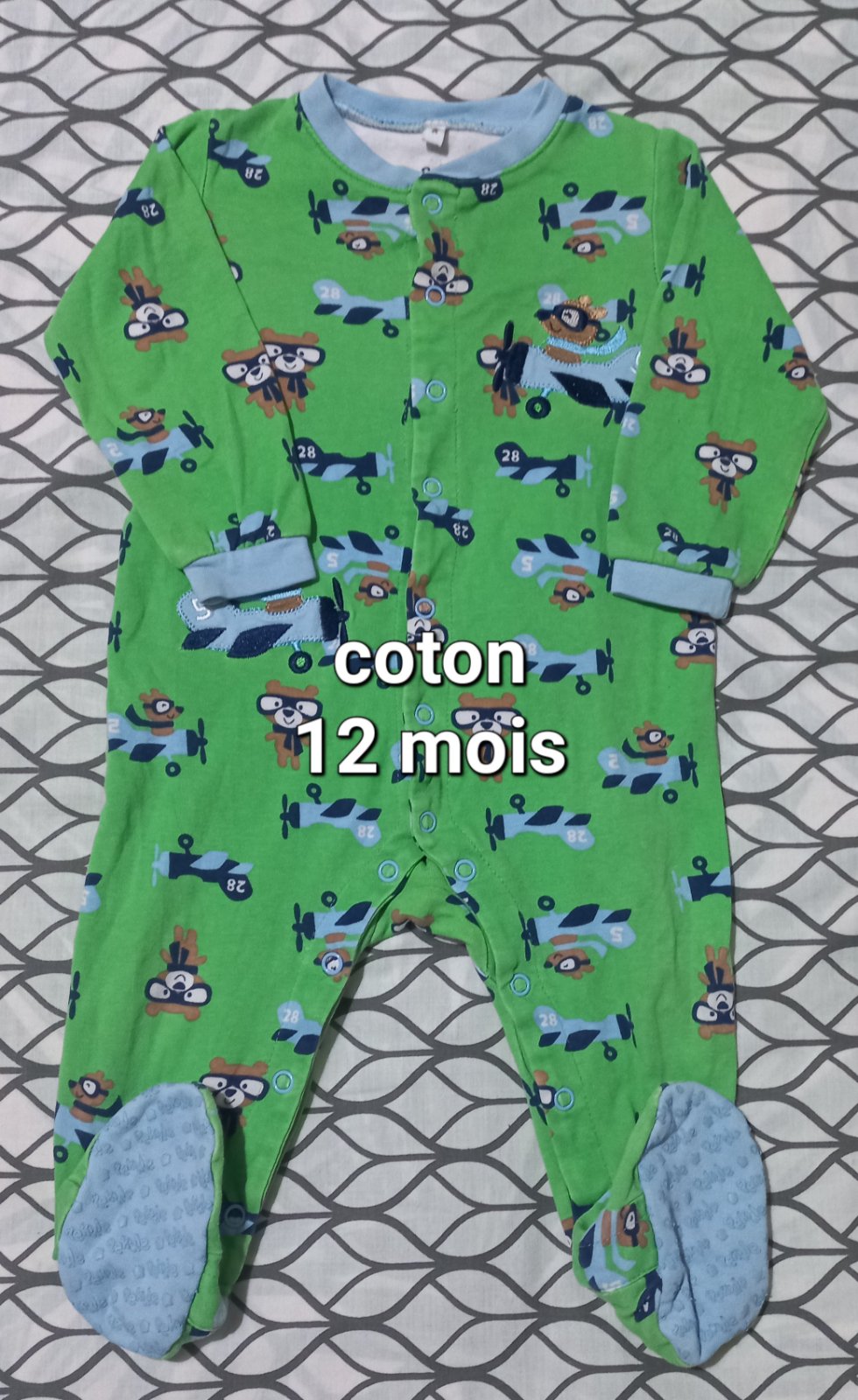 Grenouillère en coton 